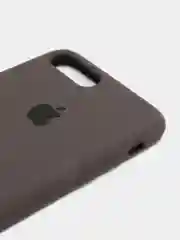 Угольный чехол - Накладка Silicon case iphone 8