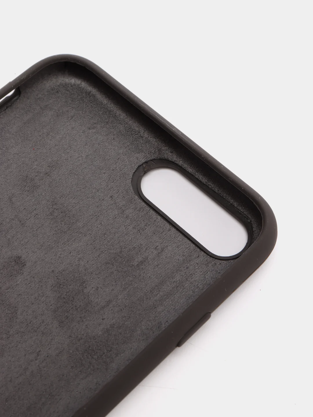 Угольный чехол - Накладка Silicon case iphone 8