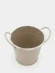 Кашпо, горшок для растений металлический "Plants", 2 цвета
