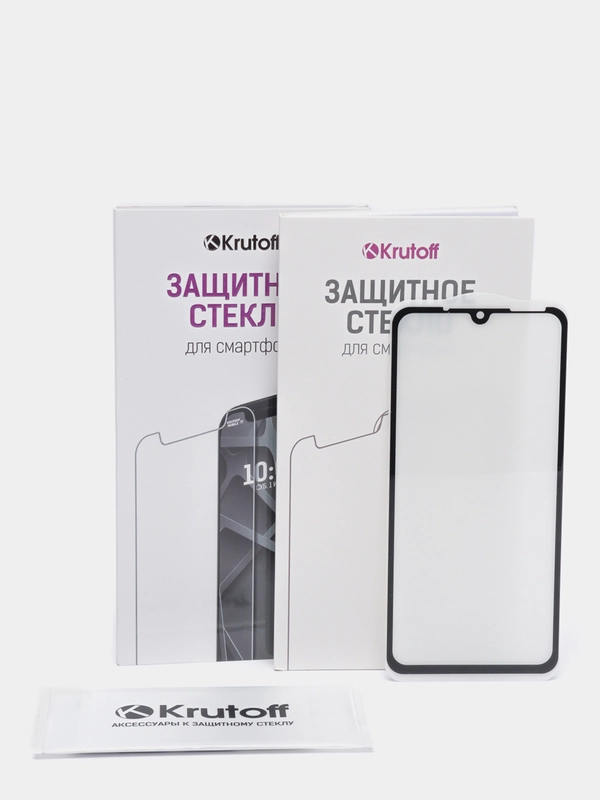 Стекло защитное Full Glue Premium Krutoff, для Xiaomi Mi 9 / Mi 9 Pro / Mi 9 Pro 5G