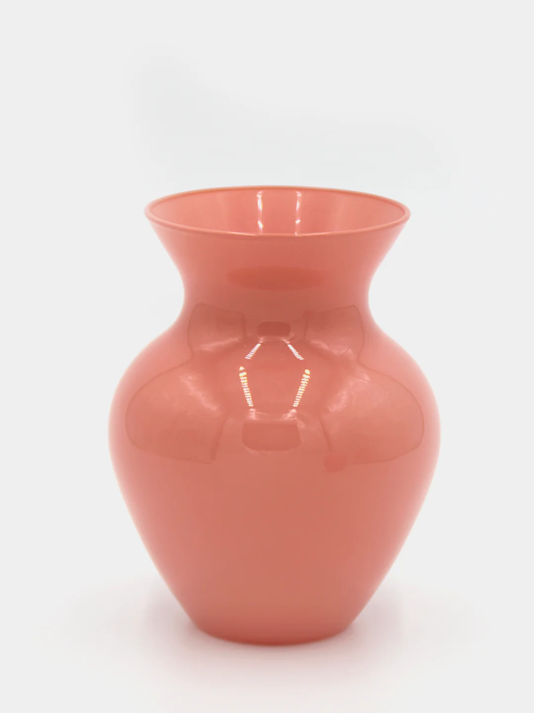 Кораллово-розовый ваза стеклянная, 2 вида, 4 цвета