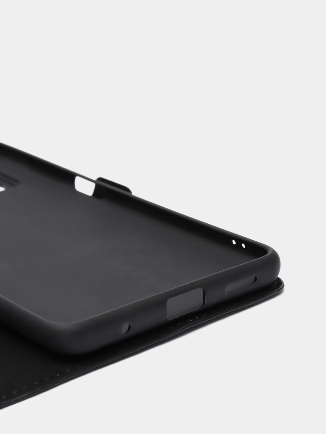 Черный чехол-книжка Krutoff Eco Book для Xiaomi Redmi Note 10 / 10s черный