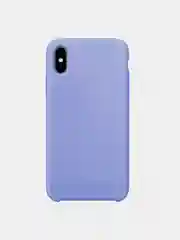Лавандовый чехол Silicone Case для iPhone X/XS
