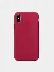 Красный чехол Silicone Case для iPhone X/XS