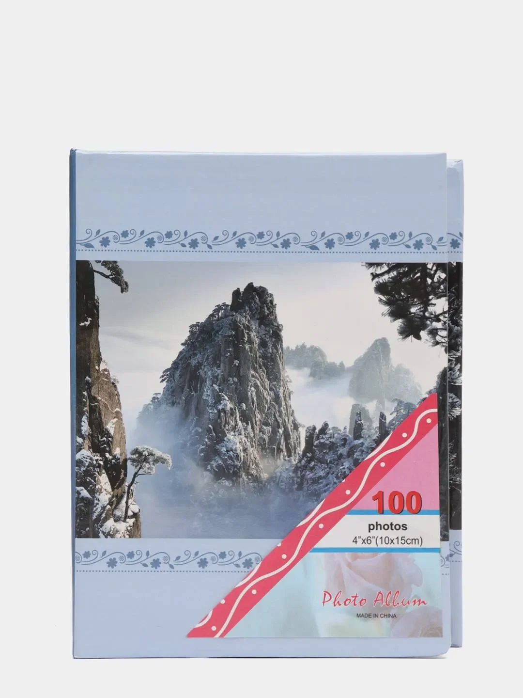 Серый фотоальбом на 100 фото (10 х 15 см)