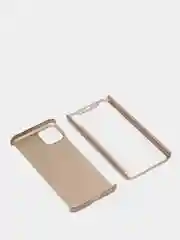 Золотой чехол для айфон iPhone из ТПУ, защита 360