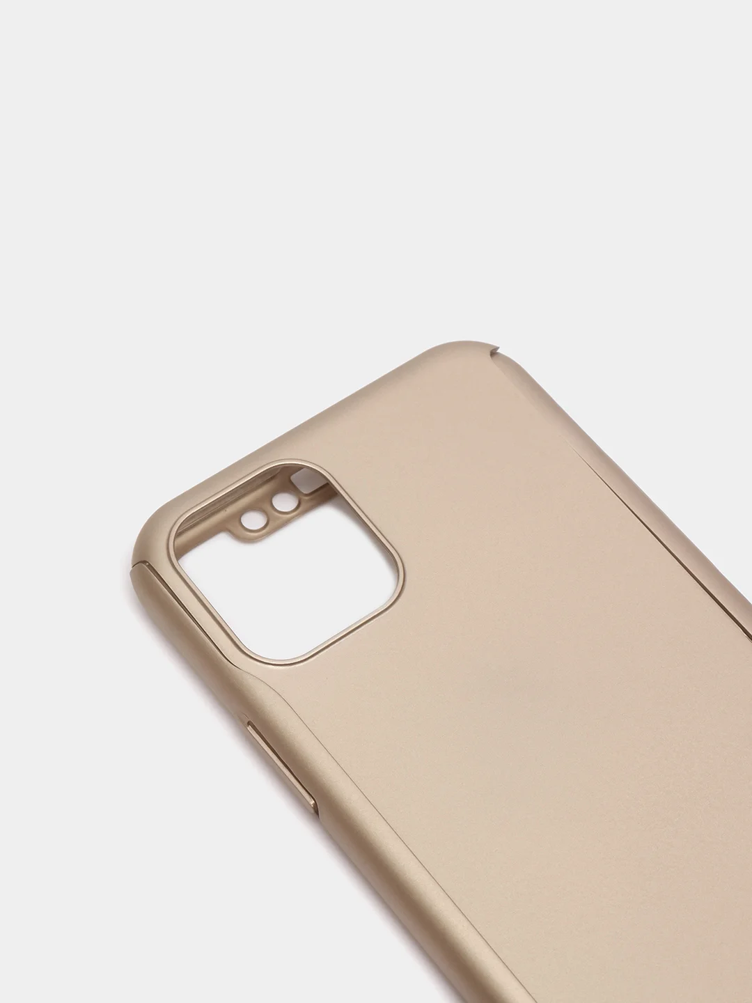 Золотой чехол для айфон iPhone из ТПУ, защита 360