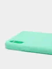 Бирюзовый матовый силиконовый чехол на айфон 15 цветов 6/6s,6s+,7+/8+,X/XS,XR,XSmax,11Pro,11pro max
