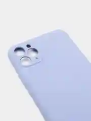 Небесно-голубой чехол силиконовый на iPhone 11 Pro Max