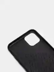 Синий чехол для айфон текстурный матовый с магнитной вставкой из ТПУ для iPhone IHaitun