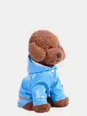 Дождевик на клепках, с капюшоном, для собак