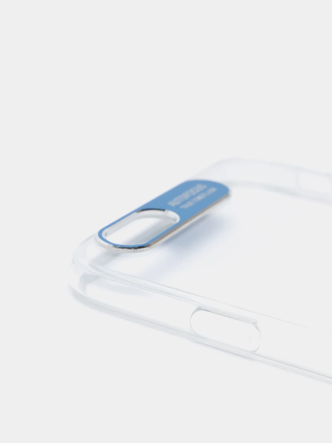 Синий противоударный чехол на Айфон с защитой камеры для iPhone IHaitun