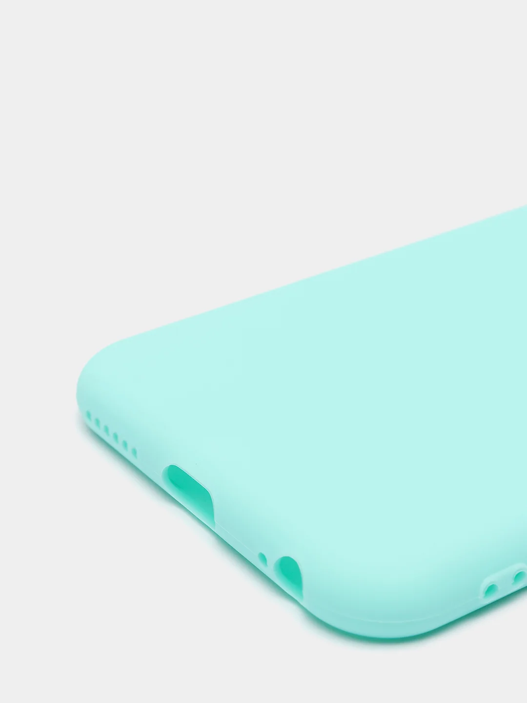 Бирюзовый матовый силиконовый чехол на айфон 15 цветов 6/6s,6s+,7+/8+,X/XS,XR,XSmax,11Pro,11pro max