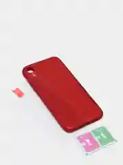 Красный чехол для айфон iPhone из ТПУ, защита 360