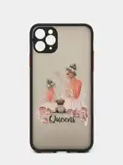 Розовый чехол для iPhone 7/8/SE,XR,XS Max,11 Pro Max,12, 12 Pro Max с бортиками и с защитой камеры