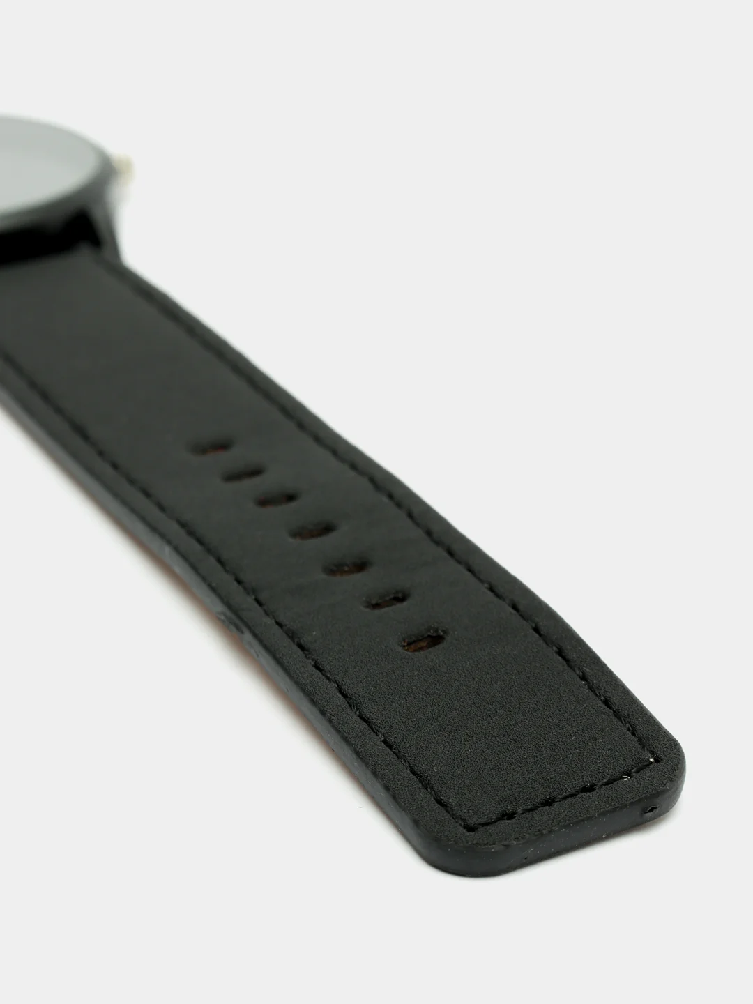 Мужские кварцевые часы Reloj с кожаным ремнем