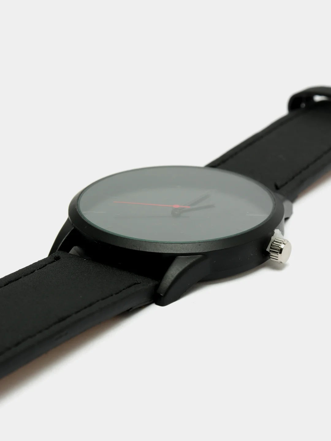 Мужские кварцевые часы Reloj с кожаным ремнем