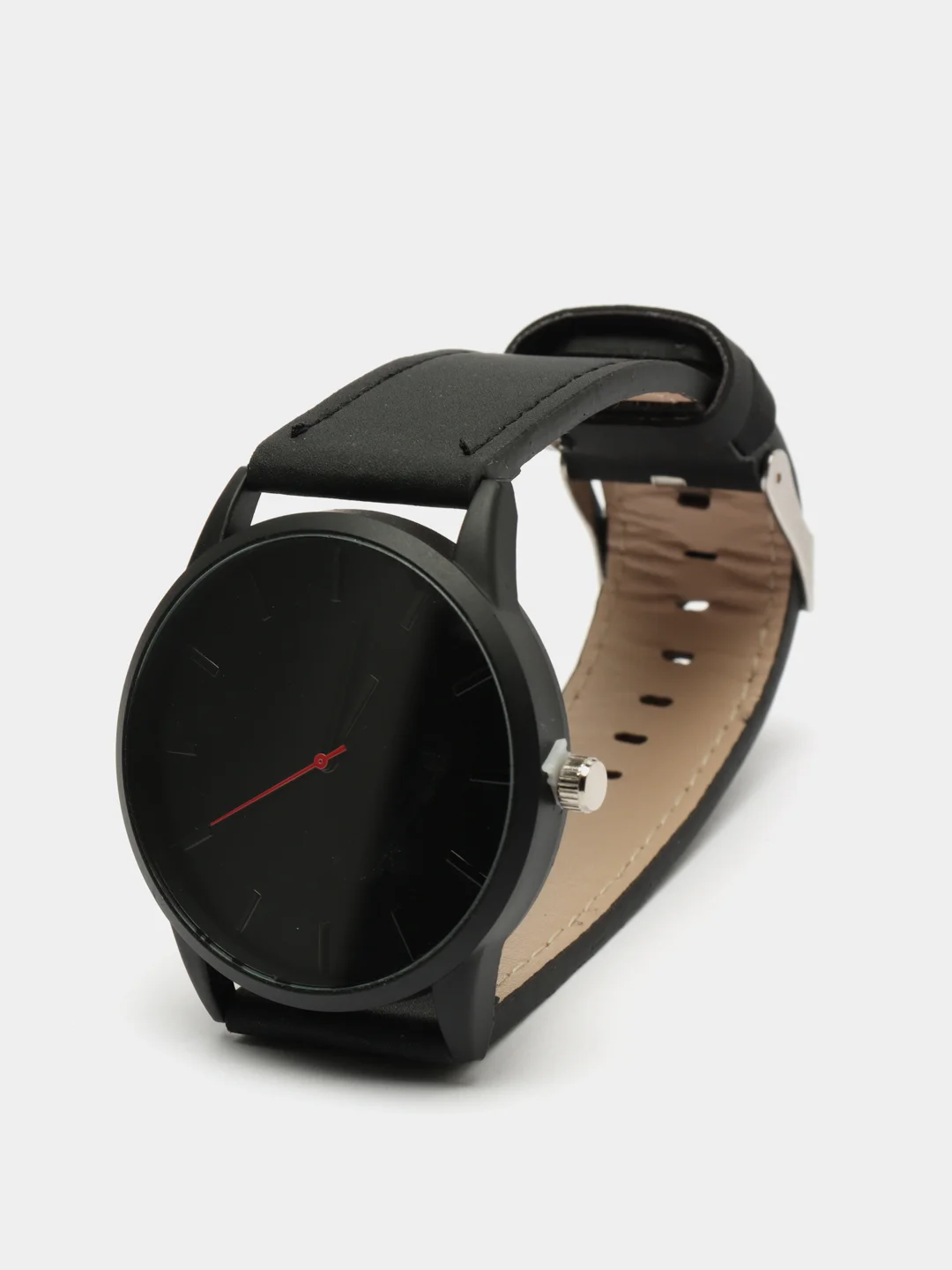 Мужские кварцевые часы Reloj с кожаным ремнем