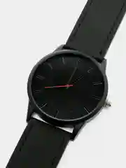 Мужские кварцевые часы Reloj с кожаным ремнем