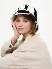 Плюшевая шляпа с принтом cow