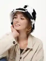 Плюшевая шляпа с принтом cow