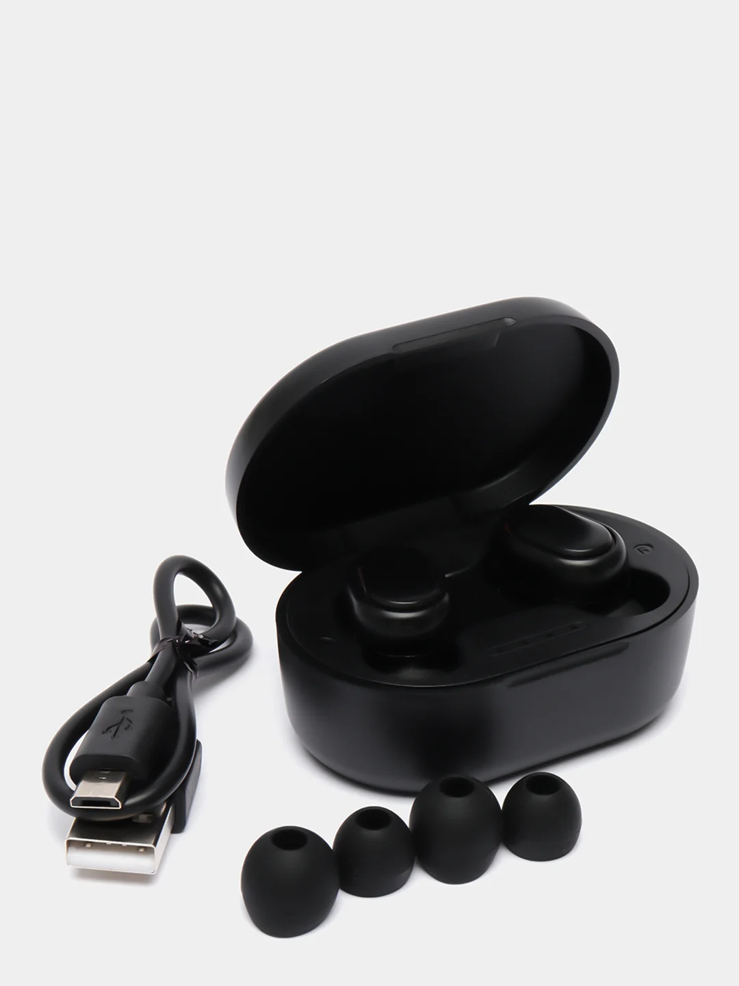 Черный беспроводные Bluetooth наушники True Wireless Headset A7S