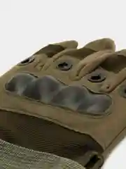 Зеленый перчатки тактические с защитой