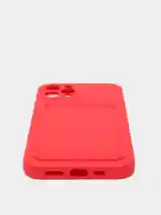 Красный чехлы Iphone c кармашком для карт