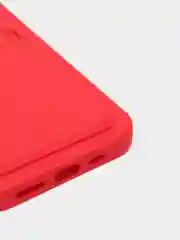 Красный чехлы Iphone c кармашком для карт
