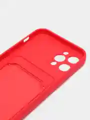 Красный чехлы Iphone c кармашком для карт