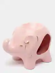 Коралловый меланж подсвечник "Слон" керамический Аромалампа для эфирных масел аромотерапии 12см статуэтка
