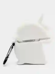 Лавандовый чехол для наушников AirPods 1/2 силиконовый