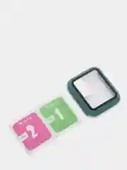 Лесной зеленый бампер с защитным стеклом для Apple Watch 38/40/41/42/44/45/49