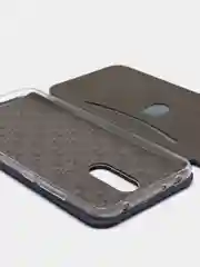 Синий чехол-книжка на Xiaomi Redmi 5 Plus / Redmi 5+ (Сяоми Редми 5 плюс)