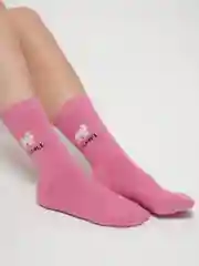 Багровый носки женские из шерсти Ангорки