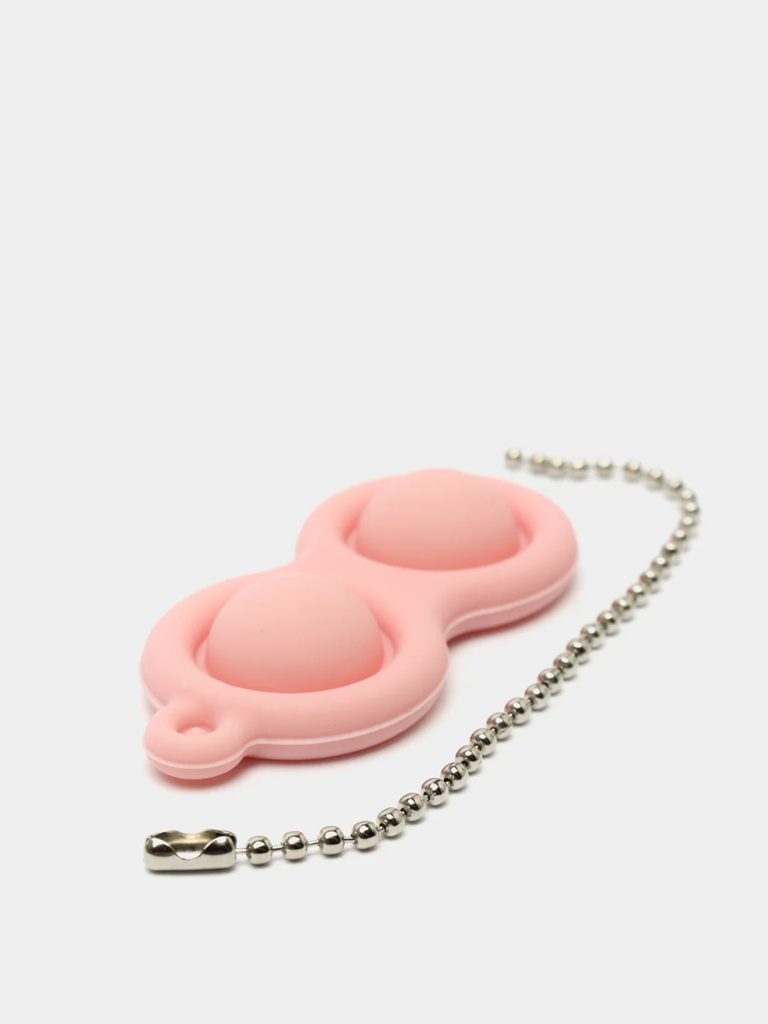 Розовый чехол для беспроводных наушников AirPods Антистресс Pop it