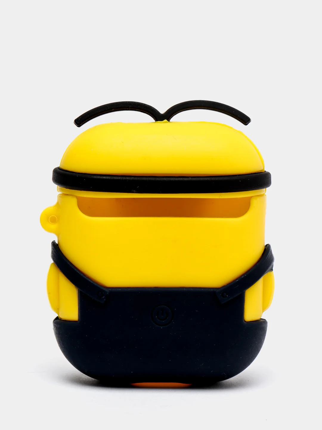 Синий меланж чехол для наушников AirPods 1/2 силиконовый