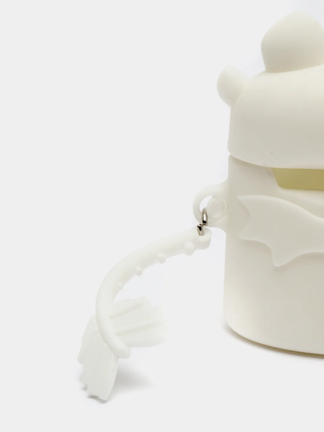 Белый чехол для наушников AirPods 1/2 силиконовый