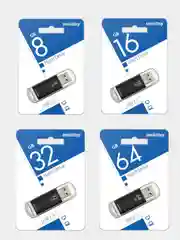 Флеш накопитель USB SmartBuy V-Cut 2.0, 5 размеров, карта памяти