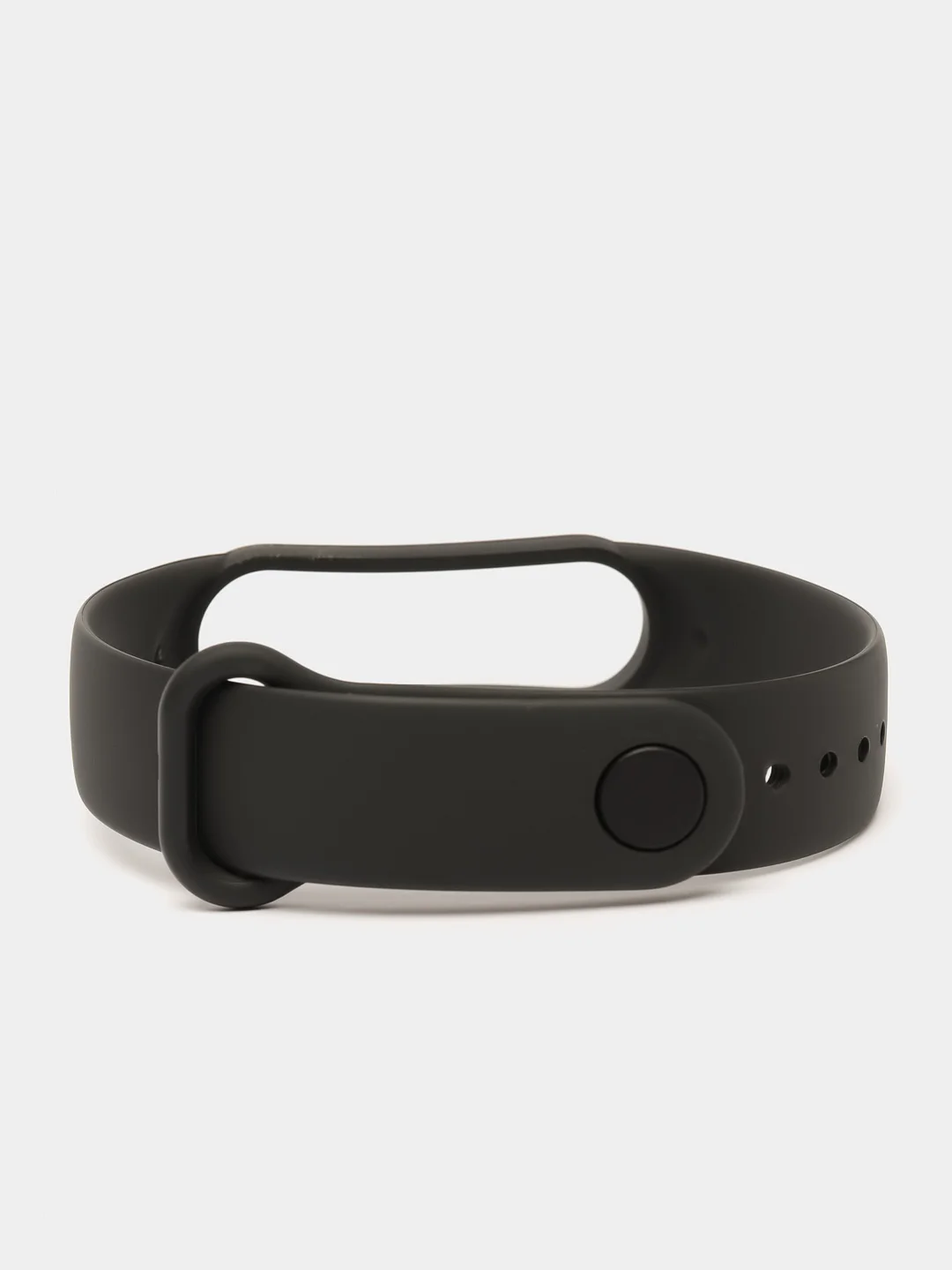 Черный силиконовый ремешок Xiaomi Mi Band 3 и Band 4