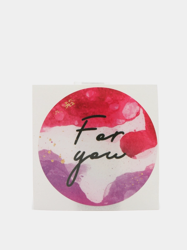 Набор наклеек для бизнеса For you, 4 х 4 см