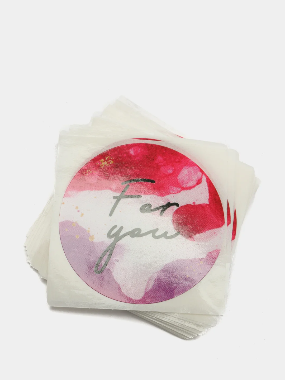 Набор наклеек для бизнеса For you, 4 х 4 см