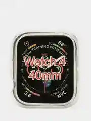 Силиконовый прозрачный чехол на Apple Watch 2/3, 4