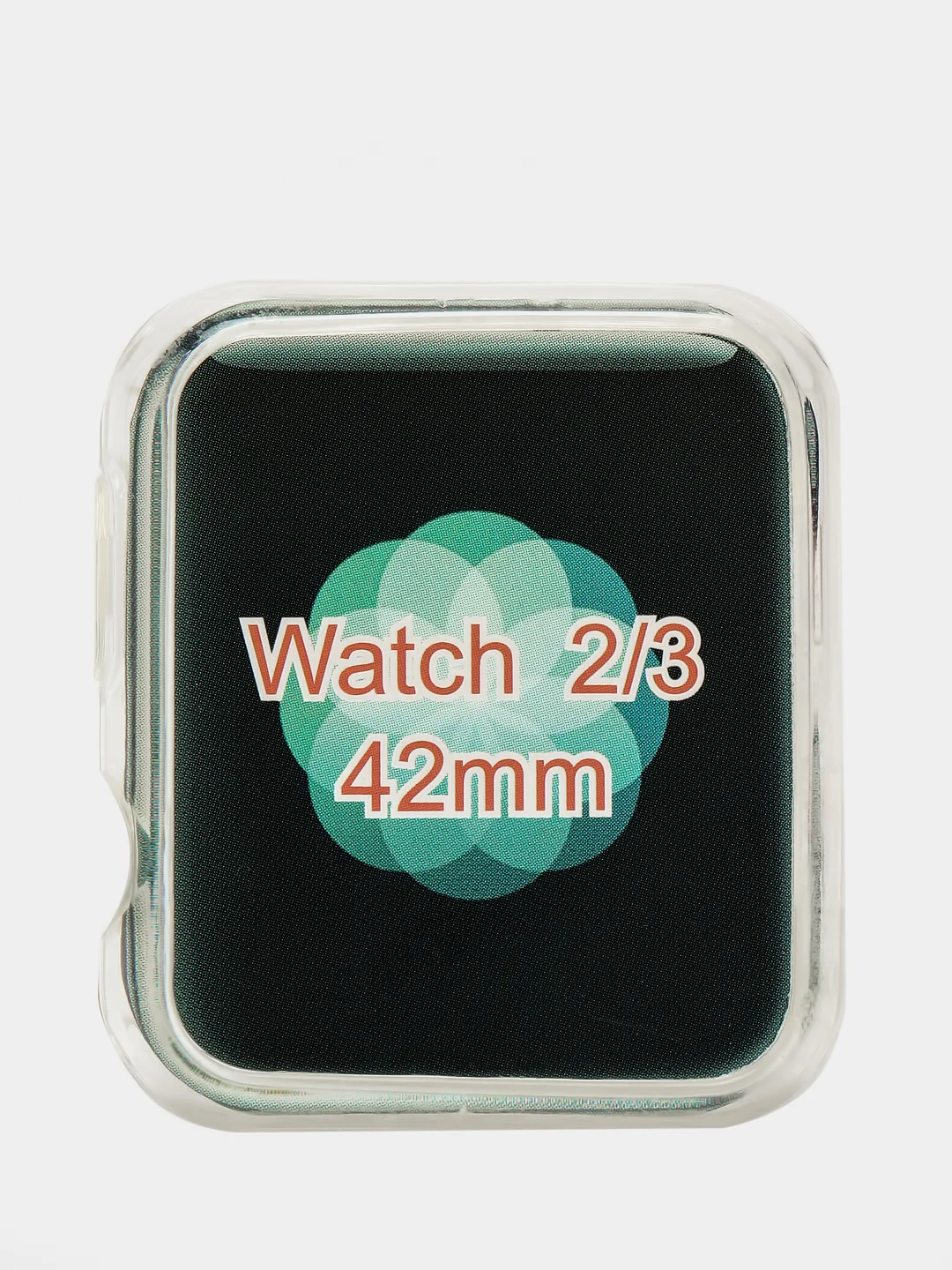 Силиконовый прозрачный чехол на Apple Watch 2/3, 4
