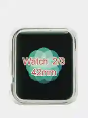 Силиконовый прозрачный чехол на Apple Watch 2/3, 4
