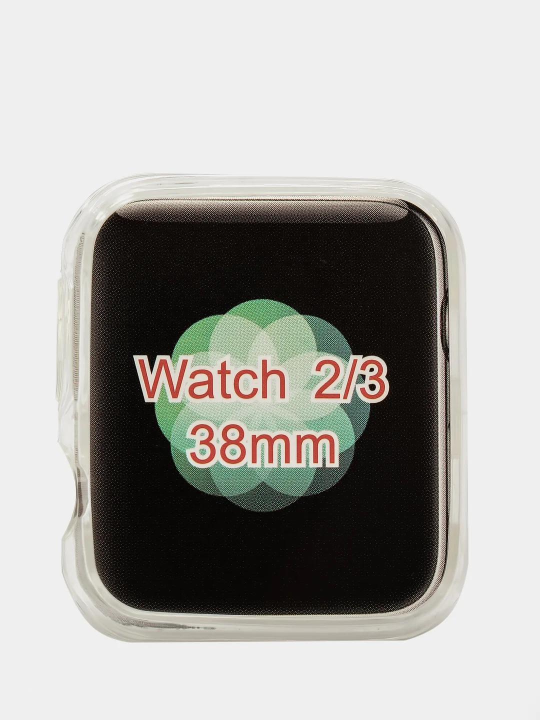 Силиконовый прозрачный чехол на Apple Watch 2/3, 4