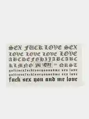 Слайдер (водные наклейки) для дизайна ногтей 100 Слова Love Sex
