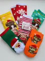 Носки / Носочки  для малышей / новорожденных / махровые/ НОВОГОДНИЕ "Новый Год 2023"