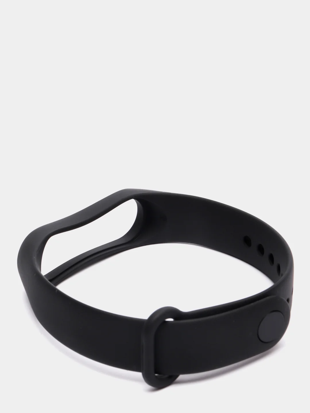 Черный ремешок для Mi Band 4, Mi Band 3, силиконовый