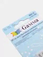 Иглы для швейных машин "Gamma" NU-5 №70-100 универсальные 5 шт. в блистере
